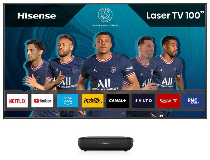  100L9G-D12 4K Laser TV (Schwarz) 