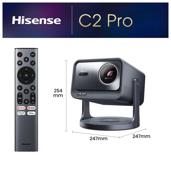 UHD 4K (3840x2160) 2600 ANSI Lumen  C2 Pro (Grau) 