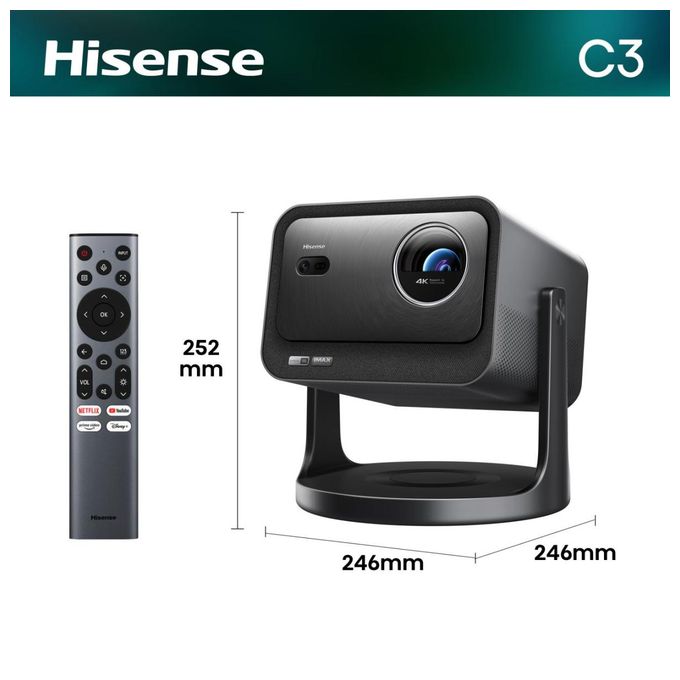 UHD 4K (3840x2160) DLP Laser  C3 (Silber) 