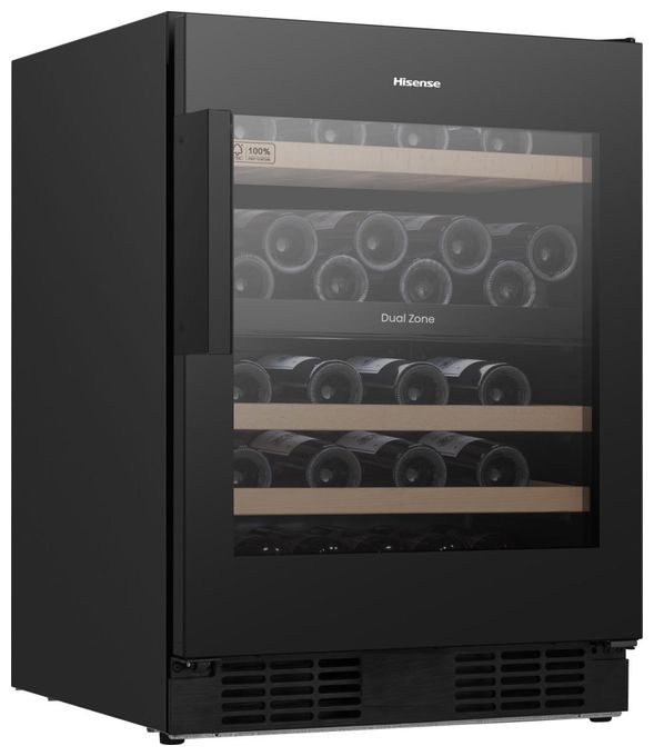 Freistehend weinkeller, Schwarz, 128 l 