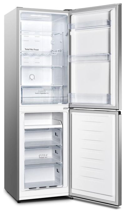 171 l / 85 l Kühl-Gefrierkombi freistehend NoFrost 184 kWh Jahr  RB327N4ADD (Grau, Silber) 