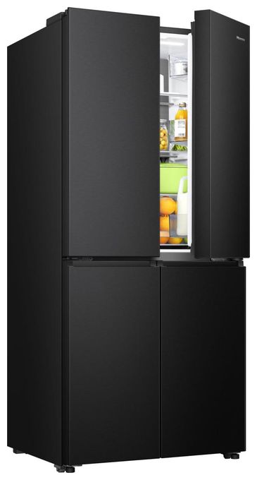 Side-by-Side Kühl-/ Gefrierkombination 304 l / 87 l 235 kWh NoFrost 1785 mm x 794 mm  RQ5P470SAFD (Schwarz) 