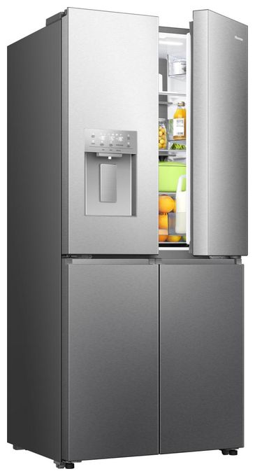 Side-by-Side Kühl-/ Gefrierkombination 304 l / 87 l 235 kWh NoFrost 1785 mm x 794 mm  RQ5P470SYID (Grau, Edelstahl) 