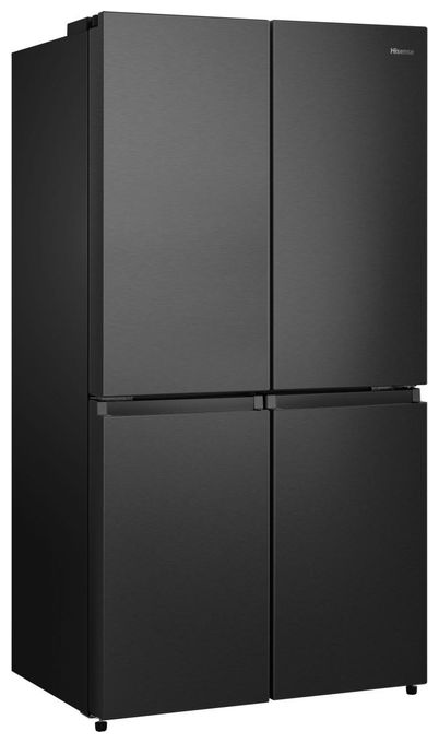 Side-by-Side Kühl-/ Gefrierkombination French Door 393 l / 95 l 320 kWh NoFrost 1785 mm x 912 mm  RQ758N4SAFE (Schwarz) 