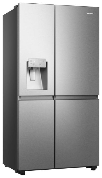 Side-by-Side Kühl-/ Gefrierkombination 417 l / 200 l 221 kWh NoFrost 1795 mm x 910 mm  RS818N4TIC (Grau, Edelstahl) 