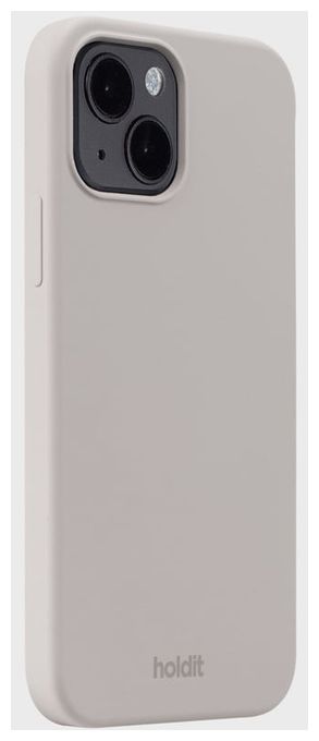 Cover für Apple iPhone 13  Silicone Case (Graubraun) 