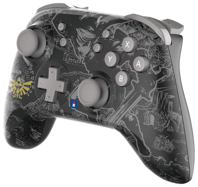 Gamepad für Nintendo Switch  pad - The Legend of Zelda (Schwarz, Grau, Gelb) 
