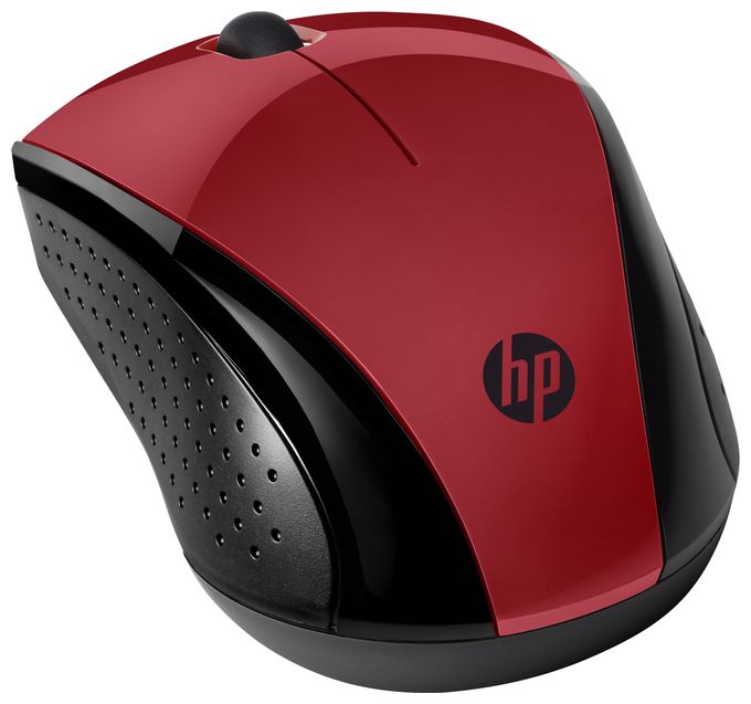1600 DPI Büro Maus Optisch  220 (Schwarz, Rot) 