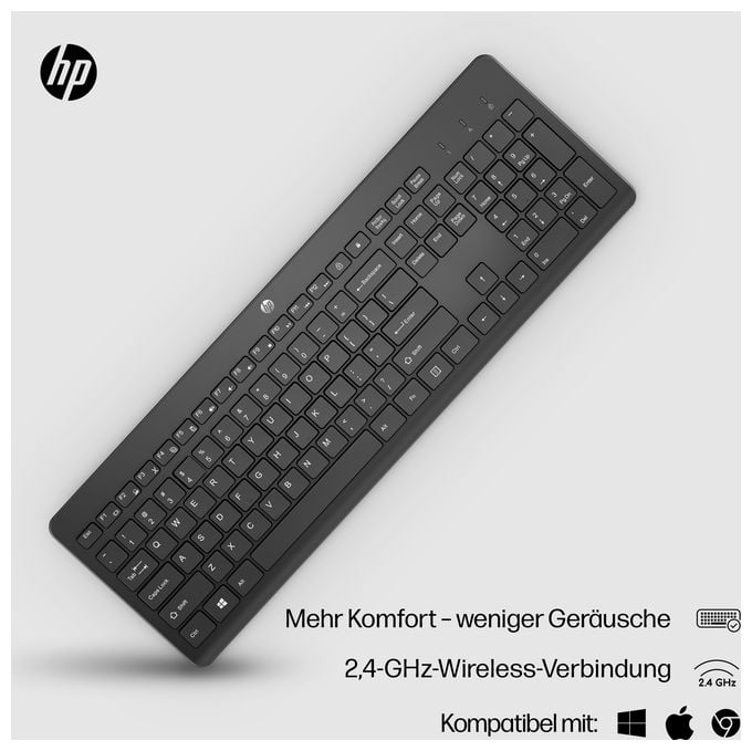 Universal Tastatur RF Wireless 2.4 GHz  230 (Schwarz) 