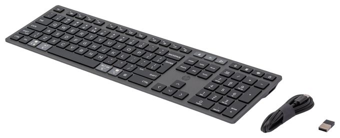 Heimbüro Tastatur USB + Bluetooth 2.4 GHz  720 (Schwarz) 