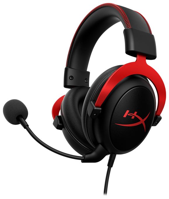 HyperX Cloud II – Gaming-Headset (schwarz-rot) 
