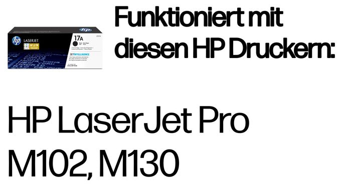 Druckerpatronen Schwarz Nr.17A 