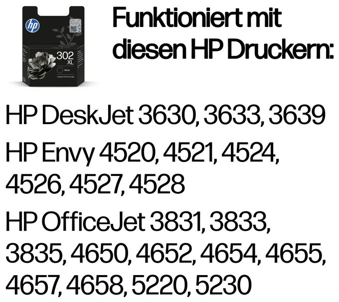 Druckerpatronen Schwarz 430 Seiten Nr.302XL 
