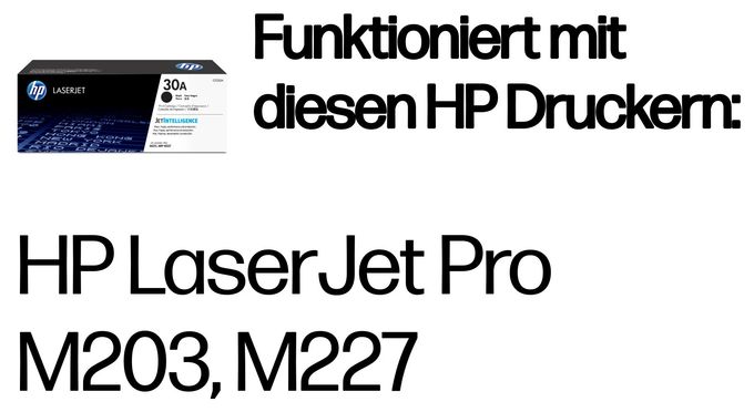 Druckerpatronen Schwarz Nr.30A 
