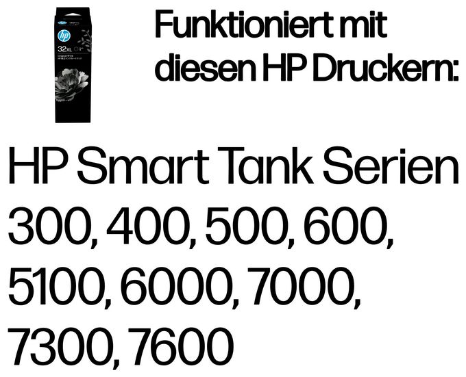 originale Druckerpatronen Schwarz 135 ml 6000 Seiten Nr.32XL 