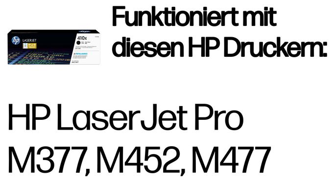 Druckerpatronen Schwarz Nr.410X 