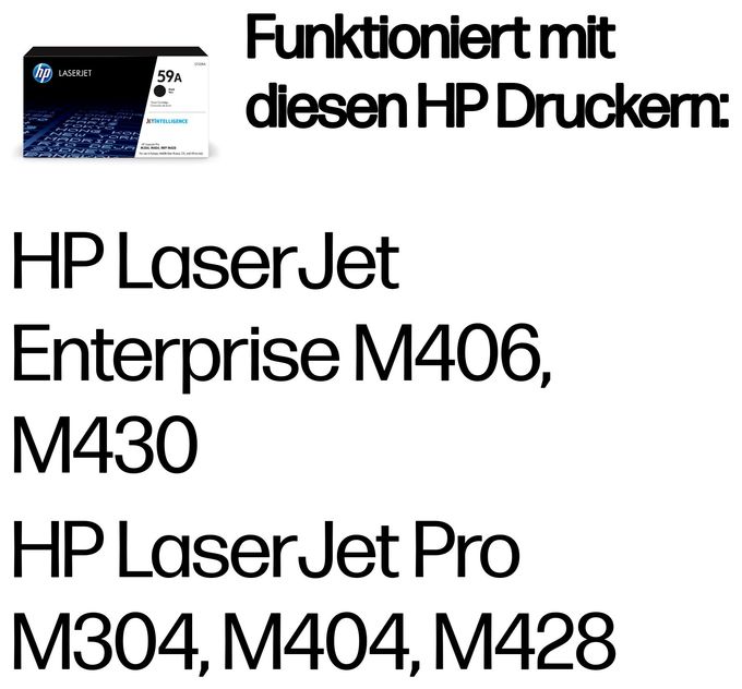 originale Druckerpatronen Schwarz Nr.59A 