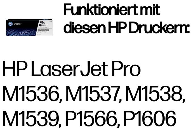 originale Druckerpatronen Schwarz Nr.78A 