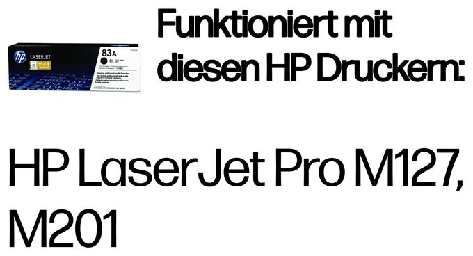 originale Druckerpatronen Schwarz Nr.83A 