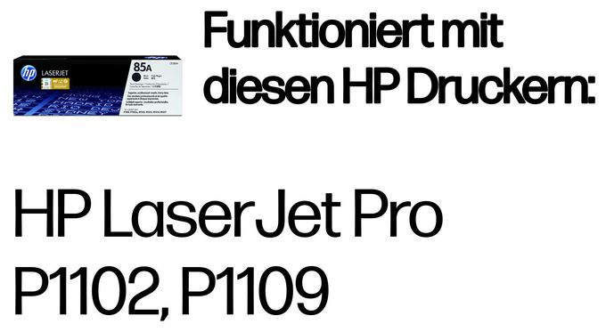 originale Druckerpatronen Schwarz Nr.85A 