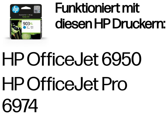 Druckerpatronen Cyan 8,5 ml Nr.903XL 