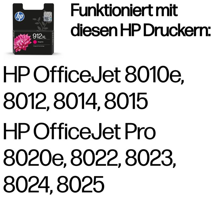 originale Druckerpatronen Magenta 9 ml Nr.912XL 