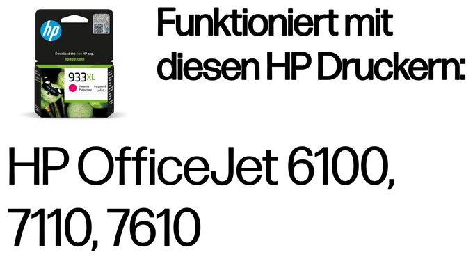 Druckerpatronen Magenta 9 ml Nr.933XL 