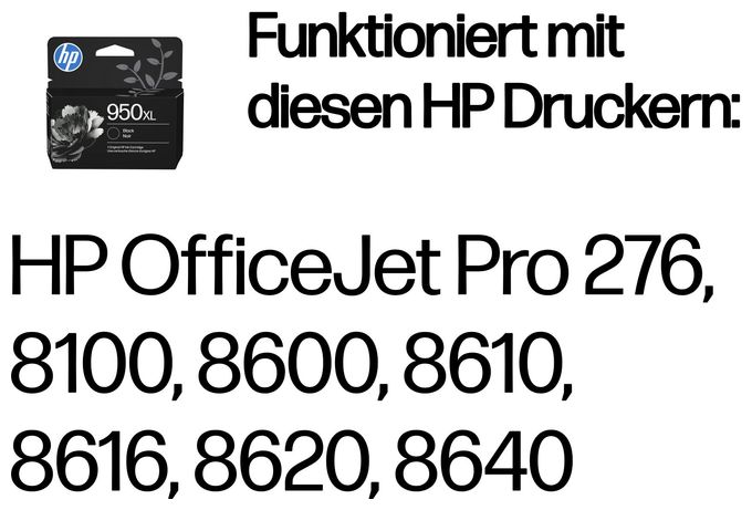 Druckerpatronen Schwarz 53 ml 1650 Seiten Nr.950XL 
