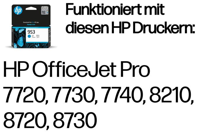 Druckerpatronen Cyan 9 ml Nr.953 