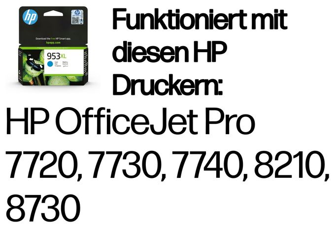 Druckerpatronen Cyan 18 ml Nr.953XL 