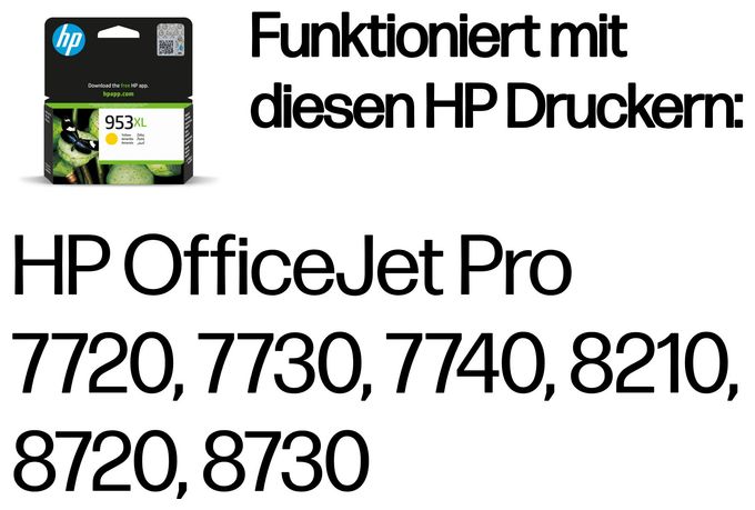 Druckerpatronen Gelb 18 ml Nr.953XL 