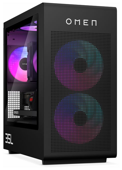 PC 4,7 GHz AMD Ryzen 7 32 GB Ram 1 TB SSD Windows 11 Home NVIDIA GeForce RTX 5070 Ti Omen 35L Gaming Desktop GT16-1671ng 