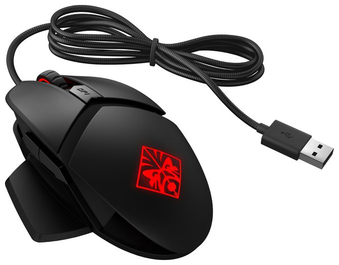 16000 DPI Gaming Maus Optisch  Omen Reactor (Schwarz) 