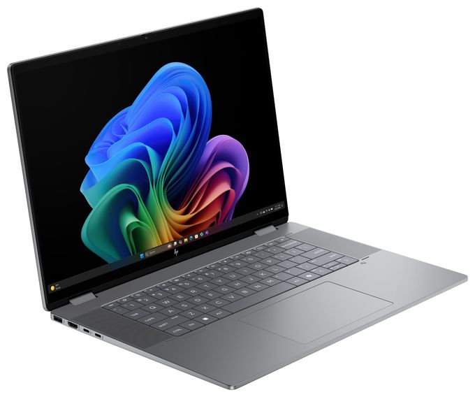 2K Ultra HD Notebook 40,6 cm (16 Zoll) 1920 x 1200 Pixel 1 TB SSD Windows 11 Home AMD Ryzen 5 max. 4,8 GHz  OmniBook X Flip 16-ar0653ng (Silber) 
