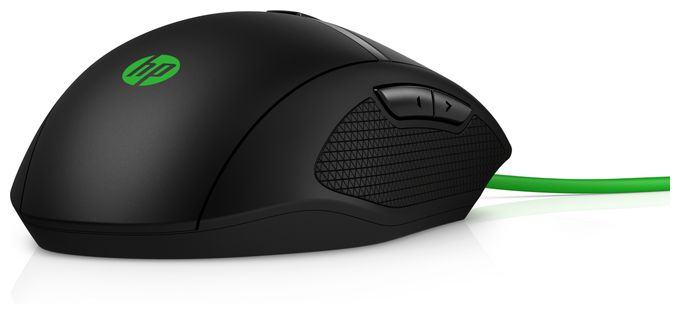5000 DPI Gaming Maus Optisch  Pavilion Gaming 300 (Schwarz, Grün) 