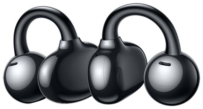 In-Ear Bluetooth Kopfhörer Kabellos TWS IP54 USB Typ-C  FreeClip (Schwarz) 