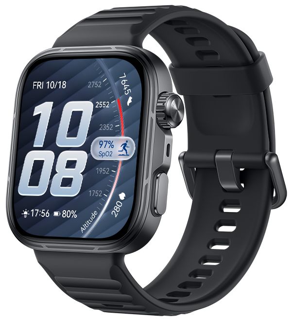 Digital 44.5 mm Smartwatch Rechteckig IP6X 240 h 328 ppi  Watch Fit 5 Pro (Schwarz) 