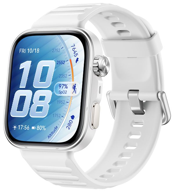 Digital 44.5 mm Smartwatch Rechteckig IP6X 240 h 328 ppi  Watch Fit 5 Pro (Weiß) 