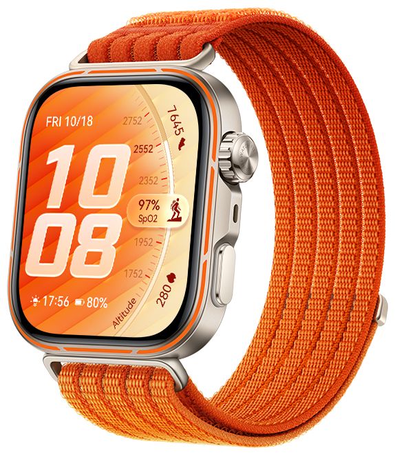 Digital 44.5 mm Smartwatch Rechteckig IP6X 240 h 328 ppi  Watch Fit 5 Pro (Gold) 