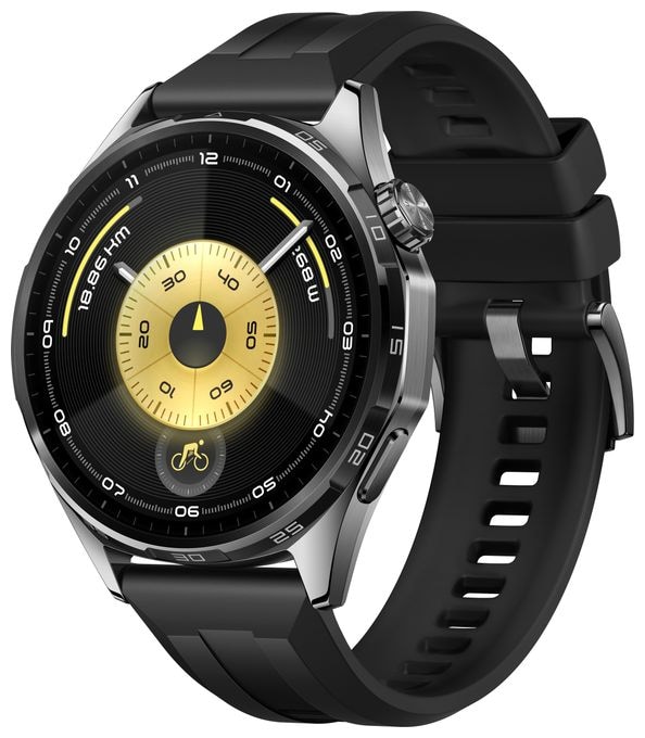 Digital 46 mm Smartwatch Rund IP69 504 h 317 ppi  Watch GT6 (Schwarz) 