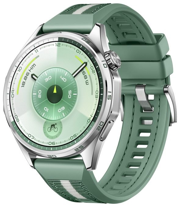 Digital 46 mm Smartwatch Rund IP69 504 h 317 ppi  Watch GT6 (Edelstahl) 