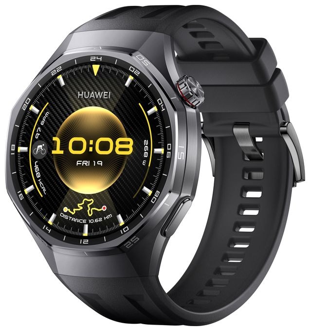 Digital 46 mm Smartwatch Rund IP69 504 h 317 ppi  Watch GT6 Pro (Schwarz) 