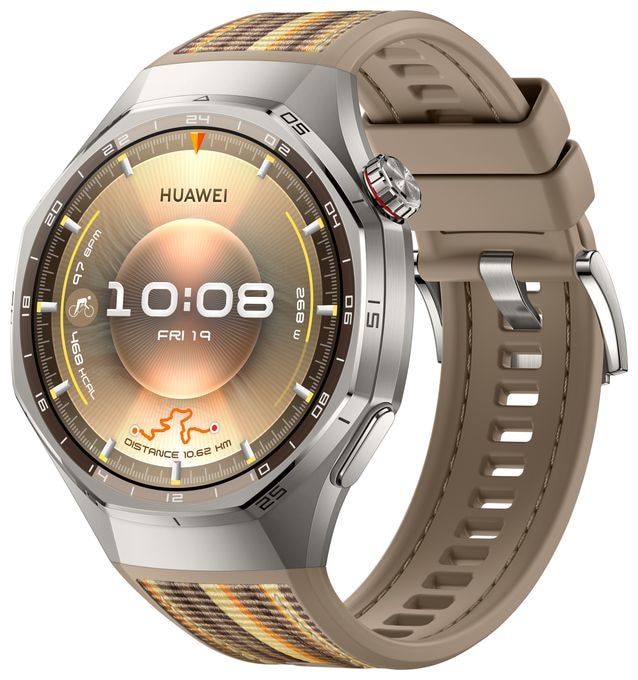 Digital 46 mm Smartwatch Rund IP69 504 h 317 ppi  Watch GT6 Pro (Schwarz, Titan) 