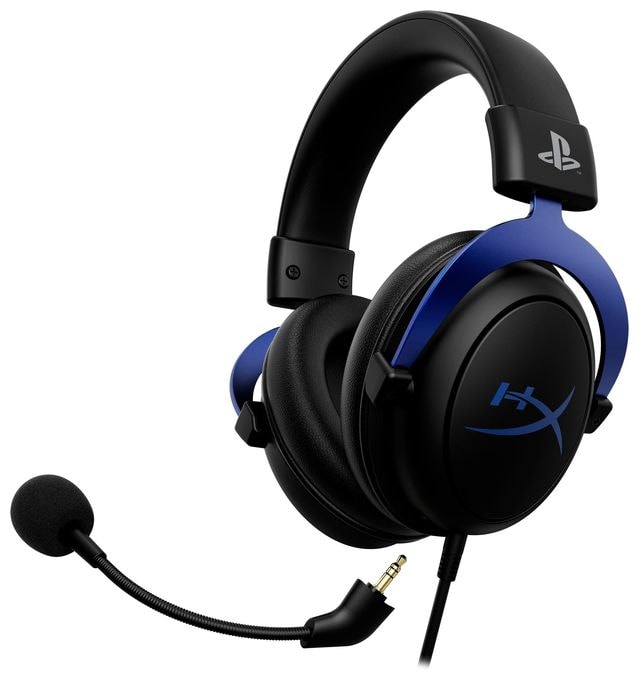 Over Ear Kopfhörer Kabelgebunden  Cloud Blue PS5 Gaming (Schwarz, Blau) 