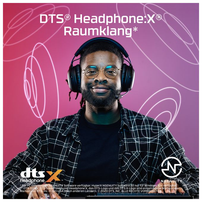 Over Ear Bluetooth Kopfhörer kabellos 120 h Laufzeit  Cloud III (Schwarz) 