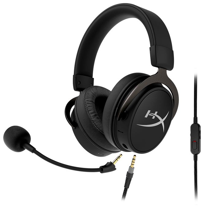 Over-Ear Bluetooth Gaming Kopfhörer kabellos 20 h Laufzeit  Cloud Mix (Schwarz/Grau) 