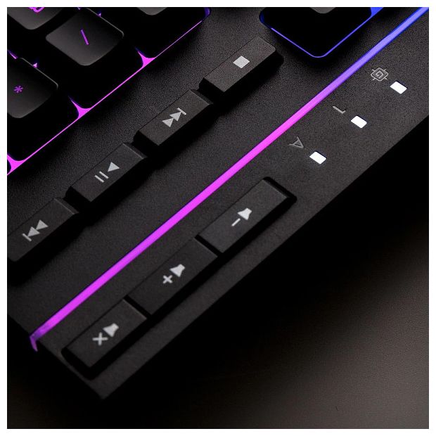 RGB-LED Gaming Tastatur USB  HyperX Alloy Core(DE-Layout) (Schwarz) 
