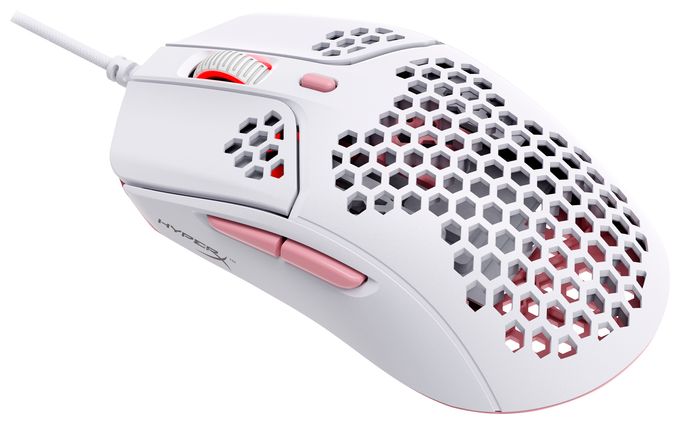 3200 DPI Gaming Maus Optisch  Pulsefire Haste (Pink, Weiß) 