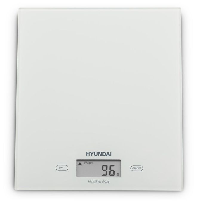 Elektronische Küchenwaage bis 5 kg Genauigkeit 1 g  KVE893 (Weiß) 