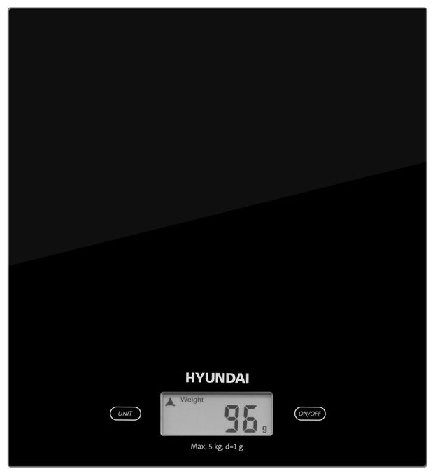 Elektronische Küchenwaage bis 5 kg Genauigkeit 1 g  KVE893 (Schwarz) 